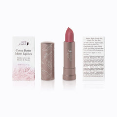 Labial 100% PURE hidratante Plume Pink, acabado suave para uso diario.