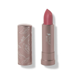 Labial 100% PURE mate Plume Pink, color neutro con hidratación duradera.