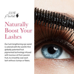 100% PURE Mascara Maracujá: largo-pestanas para mirada más amplia.