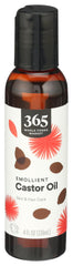 365 by Whole Foods Market aceite de ricino emoliente en frasco de 4 oz para piel