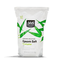 365 by Whole Foods Market botella de sal epsom con eucalipto para baño relajante
