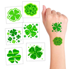 4E's Novelty tatuajes de trébol temporales para bolsitas de fiesta