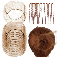 Abeillo redes invisibles para cabello de 50 cm, cómodo y discreto.