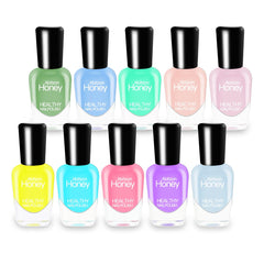 Abitzon: conjunto de 10 esmaltes para cambios rápidos en uñas.