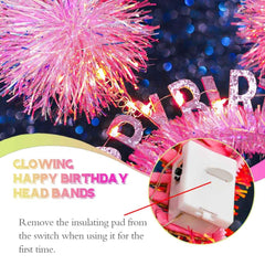 Diadema LED Aceorna, modo de tres luces para distintos estilos y looks.