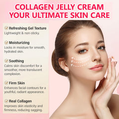 ADrivWell Crema Gel de Colágeno: aplicación facial suave para hidratación diaria