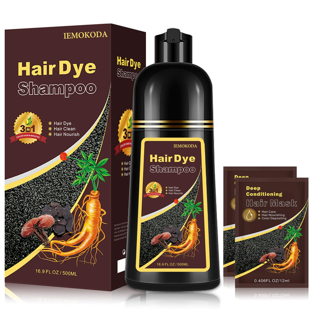 Agthyuve Tinte Shampoo Cabello Botella: aplicación rápida para color uniforme