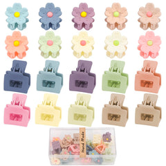 AHONEY clips mini flores coloridos para peinado, ideal para bodas y fiestas