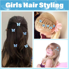 AHONEY clip mariposa con dientes antideslizantes para cabello seguro