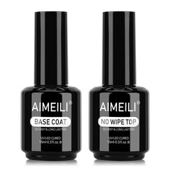 AIMEILI – capa-base: brillo duradero para uñas.