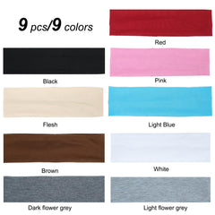 Ainitops banda con 9 colores, perfecta para combinar con tu atuendo.