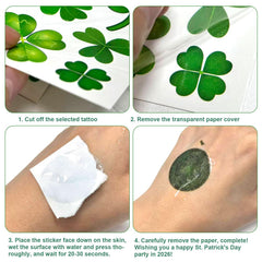 AKAKL diseños resistentes al agua de trébol, perfectos para celebraciones al aire libre.