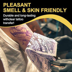 akareni gel de transferencia para tatuajes, piel suave y sin irritación.