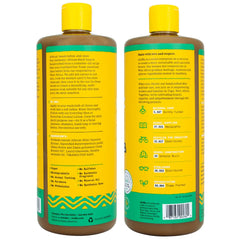Alaffia jabón líquido negro africano crea espuma cremosa para rostro y cabello.