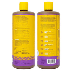 Alaffia Jabón Negro Africano Lavanda muestra textura cremosa para piel sensible.