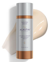 ALASTIN C-RADICAL Defense Serum en botella onza, hidratación suave y protección ambiental.