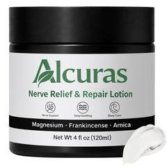 Alcuras Crema Nervio con romero y arnica para alivio suave de la piel.
