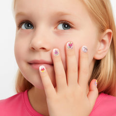 Allstarry nail stickers para niños, estrella brillante, decora uñas rápidamente en fiestas.