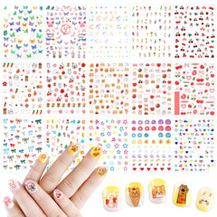 Allstarry uñas infantiles con conejito: diseño adorable para juego creativo.