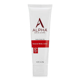 Alpha Skin Care locion corporal 12% AHA en bote para piel suave y renovada.