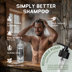 Alpine Provisions Shampoo con aloe y jojoba, nutrición del cabello.