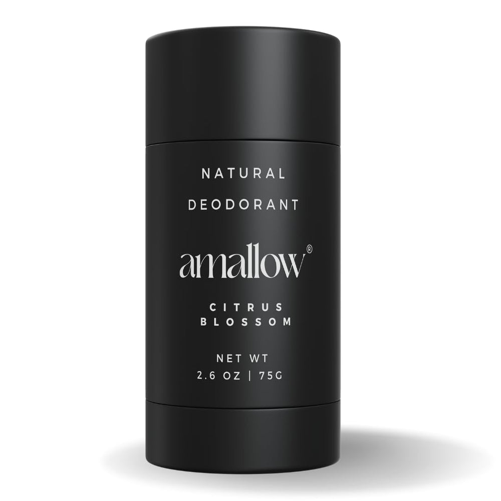 Amallow desodorante natural en empaque compacto para frescura duradera