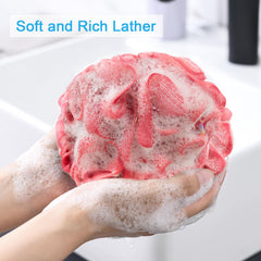 AmazerBath lufa exfoliante con diseño de nudo reforzado, mayor durabilidad.