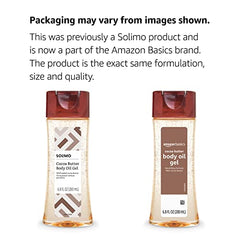 Aplicación diaria del gel corporal de Amazon Basics en piel seca para hidratación suave