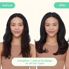 Amika Kure aplicación suave sobre cabello húmedo para mejor manejabilidad.