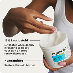 Ceramidas en AmLactin Intensive Healing para restaurar la barrera cutánea.