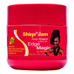 AmPro Shine-n-Jam, agarre firme en el frente para dominar los bordes del cabello.