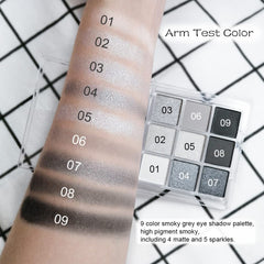 AMY'S DIARY sombras ojos ahumadas plateadas, efecto glam para fiestas.