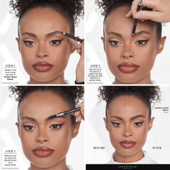 Anastasia Beverly Hills Cepillo difuminador suave para difuminar cejas.