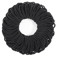 Goma elástica Anezus para cabello negro, duradera y suave, ideal para uso diario.