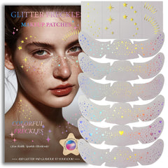 Anmubag Glitter Freckles rostro-tatuaje brillo para looks de festival