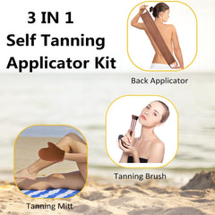 Guante bronceador ANSPHIE para la espalda con control preciso
