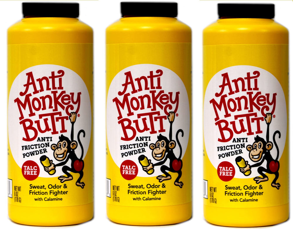 Anti Monkey Butt polvo cuerpo hombre absorbe sudor para comodidad diaria