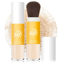 Anweina Polvo Solar SPF50 para cara, fijador ligero que protege de la luz UV