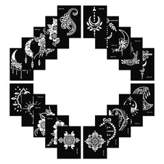 Apausvcm tatuaje temporal PVC durable: acabado nítido y resistente al agua.