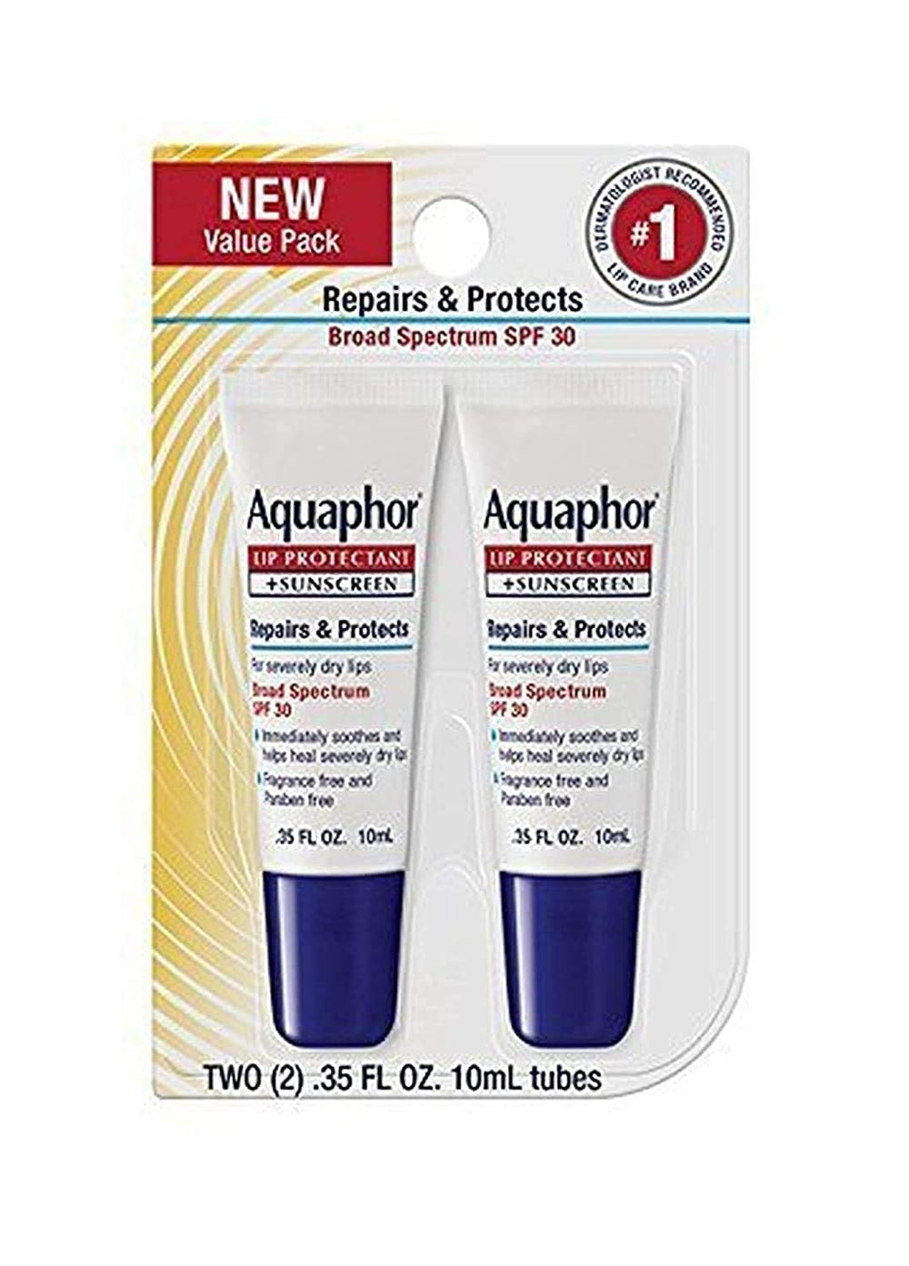 Aquaphor reparacion labios tubo: alivio inmediato y humectación duradera.