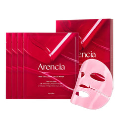 ARENCIA bote mascarilla roja de colágeno, ideal para hidratación suave