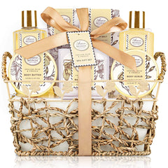 Cesta spa ArioseMonde completa para regalo elegante y relajante
