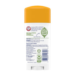 Arm & Hammer Essentials Desodorante Sólido Sin Fragancia, lateral derecho, aroma neutro.