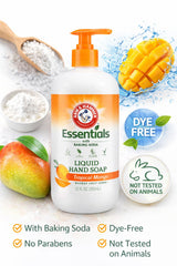 Arm & Hammer Essentials espuma cremosa para manos, limpieza suave.