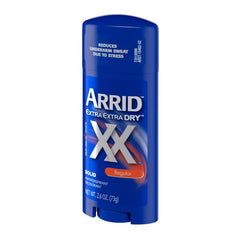 Aplicacion suave de la barra Arrid XX Extra Extra Dry para sensacion de sequedad