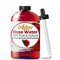 Artizen agua de rosas marroquí en botella de 118 ml para piel radiante.