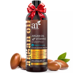 Artnaturals champú crecimiento con argán, botella para uso diario.