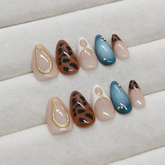 ASABITE kit uñas almendra con accesorios para manicura casera