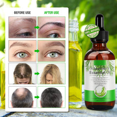 ATOANY Cepillos para cejas y pestañas con romero para crecimiento suave y definido.