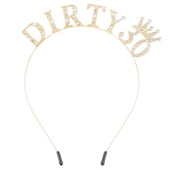 Diadema Atoden con diamantes brillantes para celebrar, aporta elegancia.